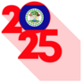 2025 Pink Belize Sticker