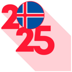 2025 Pink Iceland Sticker