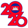 2026 Cambodia Flag Sticker