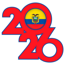 2026 Ecuador Flag Sticker