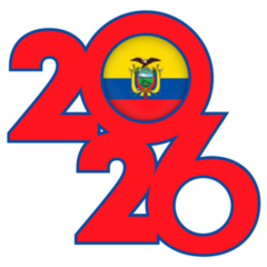 2026 Ecuador Flag Sticker