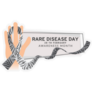 28 February Rare Disease Day Banner Sticker