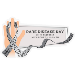 28 February Rare Disease Day Banner Sticker