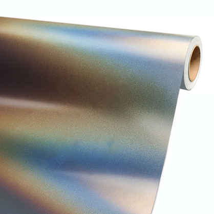 3M Satin Flip Psychedelic Car Wrap Vinyl