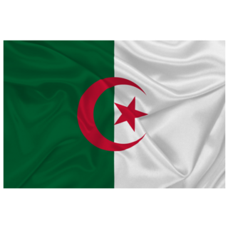 3d Flag Of Algeria Sticker
