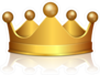 3D Gold Crown Sticker