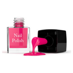 3d Pink Nail Polish Bottle Sticker