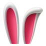3d Rabbit Ears Sticker