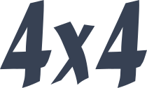 4 X 4 Sticker