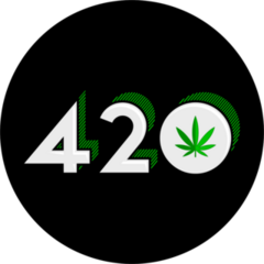 420 Cannabis Sticker