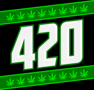 420 Marijuana Sticker
