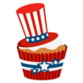 4th Of July Cupcake Patriotic Sweets Sticker