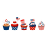 4th Of July Cute Cupcakes Sticker