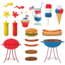 4th Of July Grilling Sticker Sheet