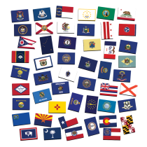 50 USA State Flag Magnet - 50 Piece Bundle