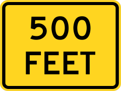 500 Feet Sticker