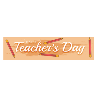 5th September Happy Teachers Day Sticker