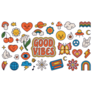 70s Good Vibes Sticker Sheet