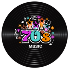 70s Music Discography Sticker