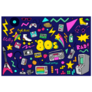 80s Retro Clipart Collection Sticker