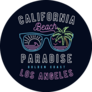 80s Style California Beach Paradise Sticker