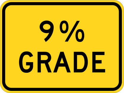 9% Grade Sticker