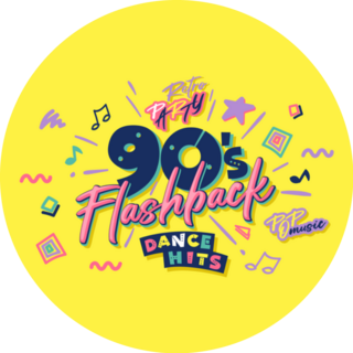 90s Flashback Dance Hits Sticker