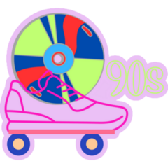 90s Rollerblade Sticker