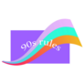 90s Rules Rainbow Lettering Sticker