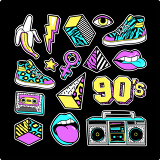 90s Sticker Sheet