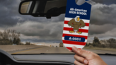 All American Oval School Hang Tag Parking Permit B