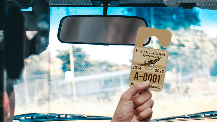 Apartment Resident Hang Tag Parking Permit C