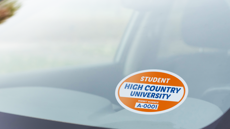 Parking Permit Oval 8 C