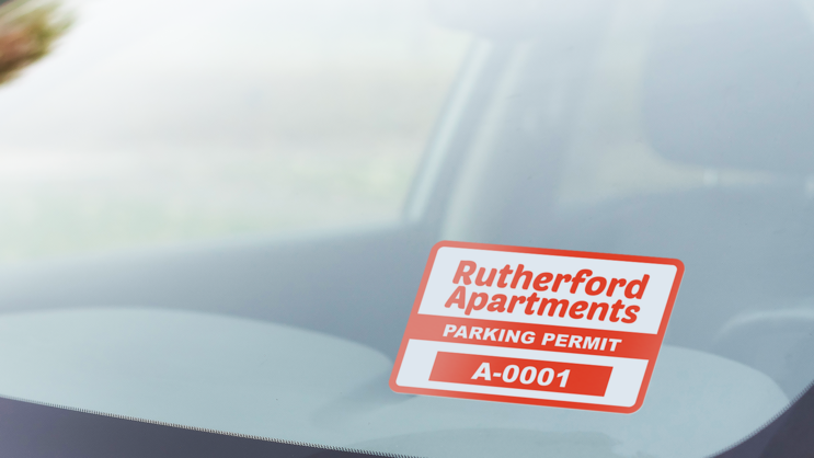 Parking Permit Rectangle 2 A