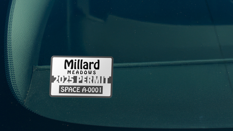 Parking Permit Rectangle 2 B