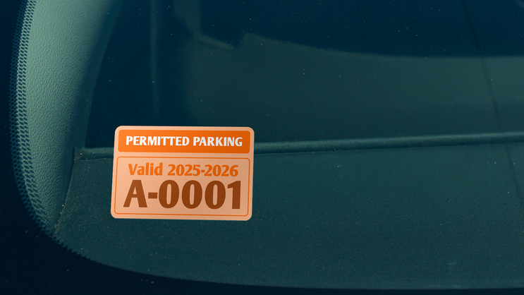 Parking Permit Rectangle 5 A