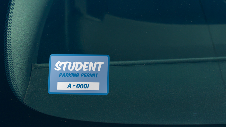 Parking Permit Rectangle 8 C