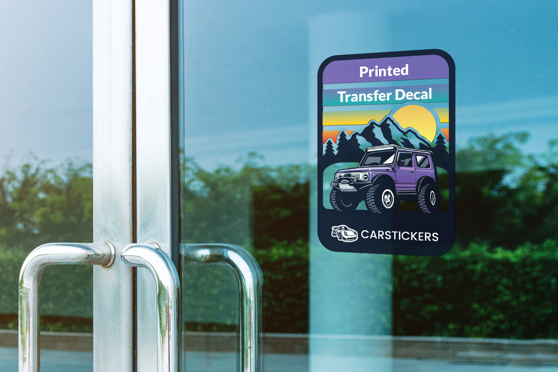 Sample Printed Multi-Color Transfer Sticker