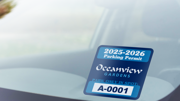 Square Apartment Parking Permit A