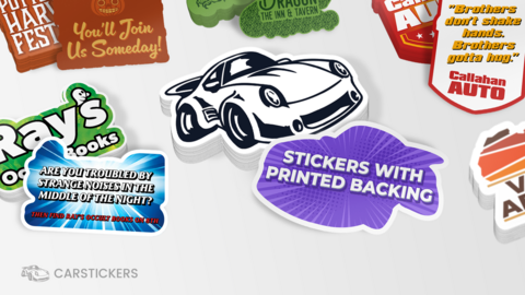 Custom Stickers with Printed Backing – Add Branding Behind the Peel