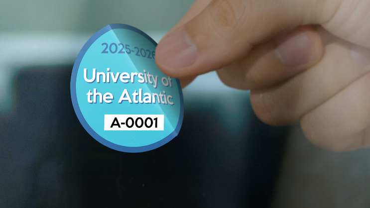 University Circle Parking Permit Sticker B