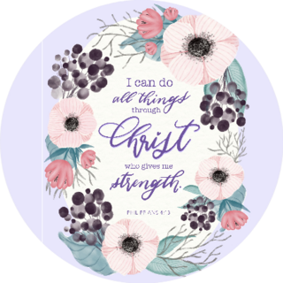 A Bible Verse Illustration Sticker