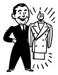 A Brand New Suit After Dry Cleaning Sticker