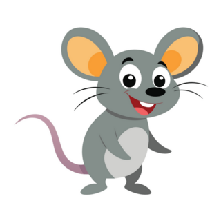 A Charming Mouse Sticker