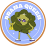 A Cool Cabbage Drama Queen Vegetable Sticker