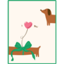 A Dachshund Happy Birthday Sticker