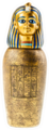 A Golden Canopic Jar Reproduction Sticker