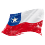 A Grunge Chilean Flag Sticker