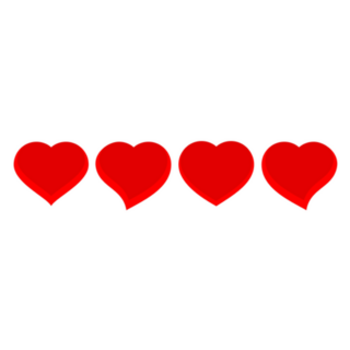 A Heart Love Set Sticker