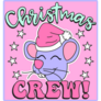 A Mouse With Santa Hat Sticker
